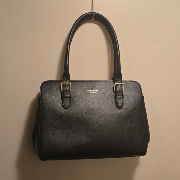 kate spade Handbags - Kate Spade Black Satchel with Gold Hardware